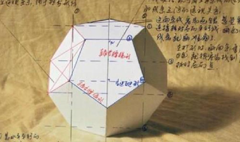 素描的基本分类 几何立方体描绘