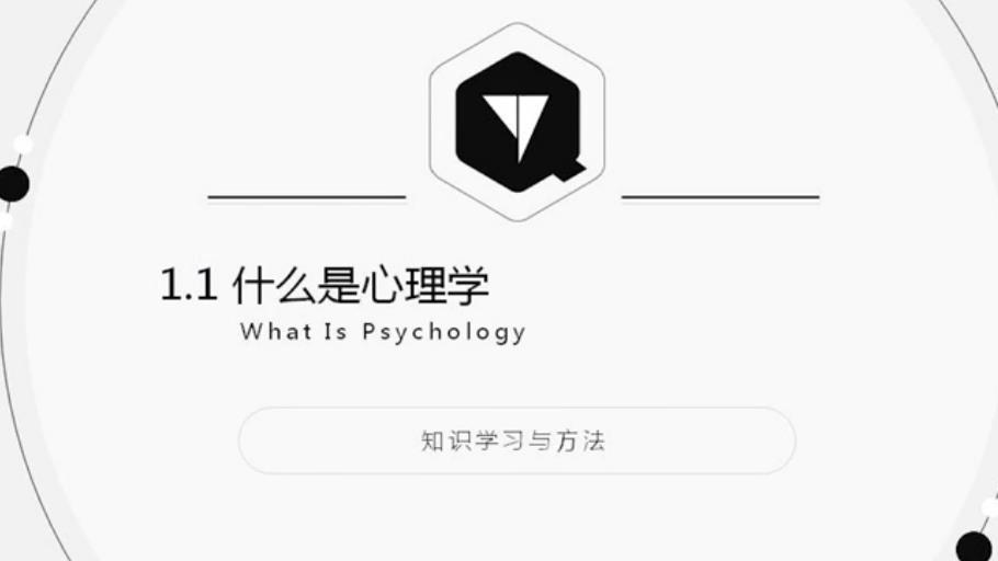 电子科技大学-心理学导论课程 电子科技大学-心理学导论课程